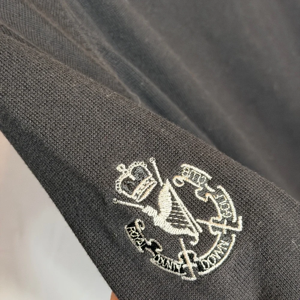 Men's Classic Black‎ Argyle Zip-Up Sweater